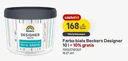 Castorama Farba biała Beckers Designer oferta