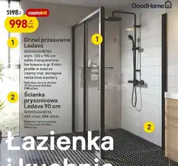 Castorama Drzwi przesuwne GoodHome Ledava oferta