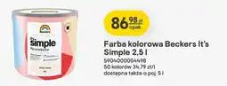 Castorama Farba kolorowa Beckers It's Simple oferta