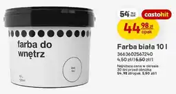 Castorama Farba do wnętrz biała oferta