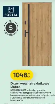Castorama Drzwi wewnątrzklatkowe Fortia Lisboa oferta