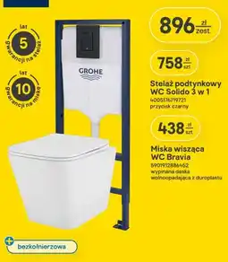 Castorama Stelaż podtynkowy WC Grohe Solido 3 w 1 oferta