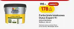 Castorama Farba biała lateksowa Dulux Expert oferta