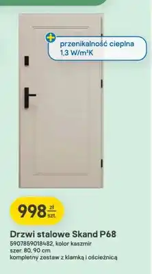 Castorama Drzwi stalowe Skand P68 oferta