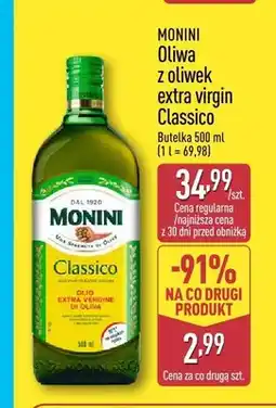 ALDI Oliwa z oliwek extra virgin Classico Monini oferta