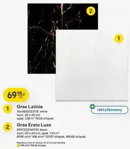 Castorama Gres Latinie biały oferta