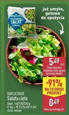 ALDI Sałata cięta Mieszanka sałat z lodową Daylicious oferta