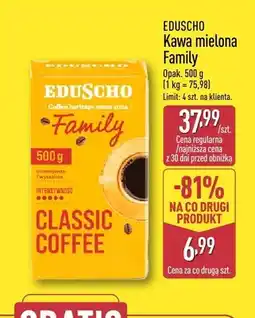 ALDI Kawa mielona Family Eduscho oferta