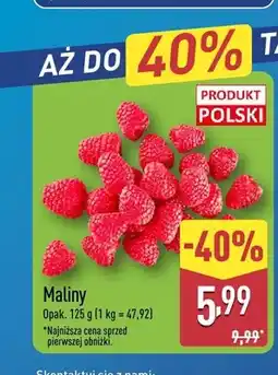 ALDI Maliny oferta