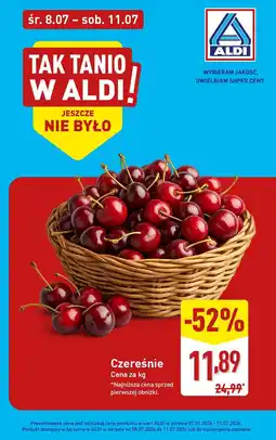 ALDI Czereśnie oferta