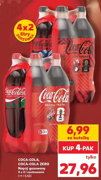 Kaufland Coca-Cola, Coca-Cola Zero oferta