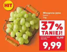 Kaufland Winogrona jasne luzem oferta