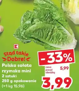 Kaufland Polska sałata rzymska mini oferta