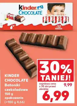 Kaufland Kinder Chocolate Batoniki czekoladowe oferta