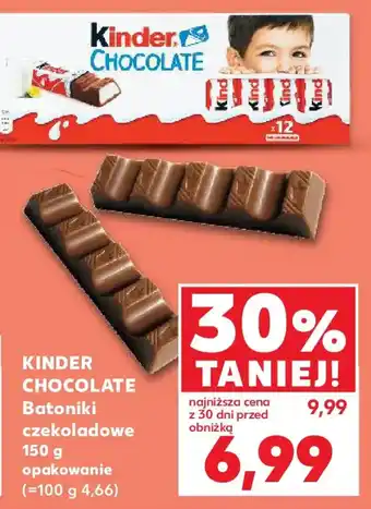 Kaufland Kinder Chocolate Batoniki czekoladowe oferta
