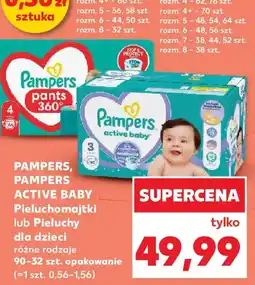 Kaufland Pieluchomajtki Pampers Active Baby oferta