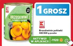 Kaufland Brzoskwinie połówki Classic oferta