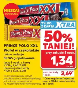 Kaufland PRINCE POLO XXL Wafel w czekoladzie oferta