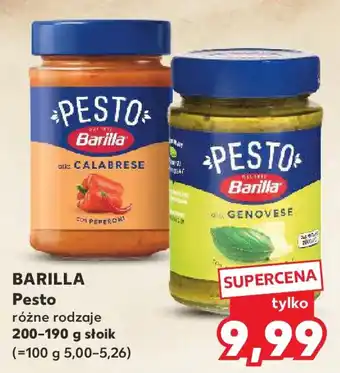 Kaufland Pesto Barilla oferta