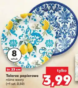 Kaufland Talerze papierowe oferta