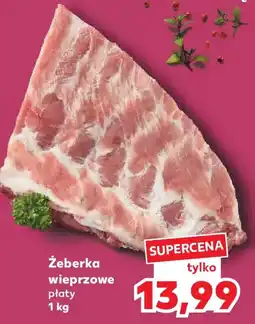 Kaufland Żeberka wieprzowe płąty oferta