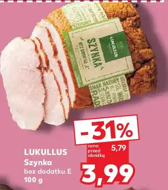 Kaufland LUKULLUS Szynka bez dodatku E oferta