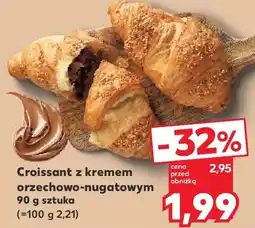 Kaufland Croissant z kremem orzechowo-nugatowym oferta