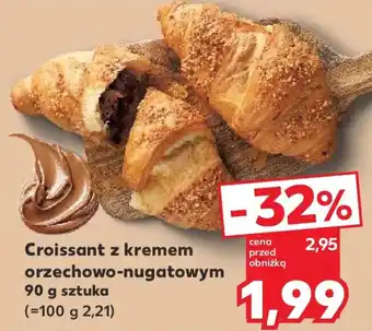 Kaufland Croissant z kremem orzechowo-nugatowym oferta