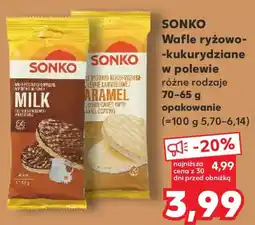 Kaufland Wafle ryżowo-kukurydziane SONKO oferta