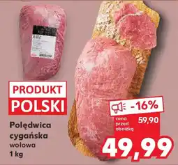 Kaufland Polędwica cygańska wołowa oferta