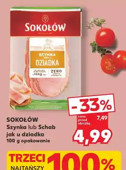 Kaufland Sokolów Szynka jak u dziadka oferta