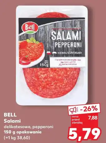 Kaufland Bell Salami delikatesowe, pepperoni oferta