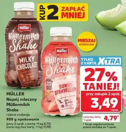 Kaufland Napój mleczny Müllermilch Shake oferta