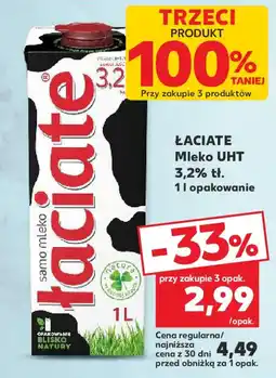 Kaufland Mleko UHT 3,2% Łaciate oferta