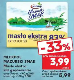 Kaufland Mlekpolski Mazurski Smak Masło ekstra oferta
