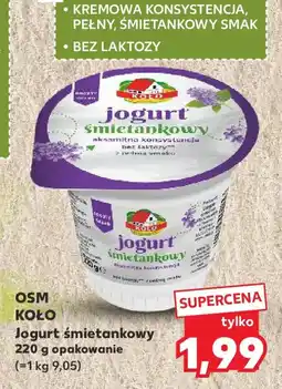 Kaufland Jogurt śmietankowy OSM KOŁO oferta