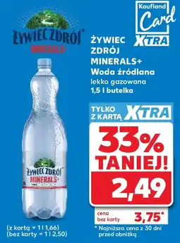 Kaufland ŻYWIEC ZDRÓJ MINERALS+ oferta
