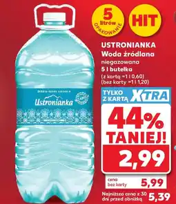 Kaufland Woda źródlana Ustronianka oferta