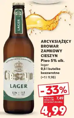 Kaufland Piwo 5% alk. lager oferta