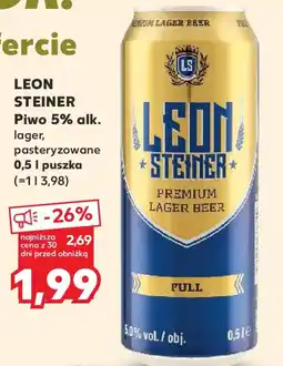 Kaufland Piwo 5% alk. lager, pasteryzowane oferta