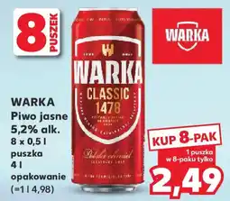 Kaufland Warka Piwo jasne oferta