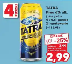 Kaufland Piwo TATRA oferta