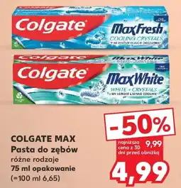Kaufland Colgate Max Pasta do zębów oferta