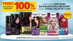 Kaufland Artykuły do koloryzacji włosów marek: syoss, palette i live oferta