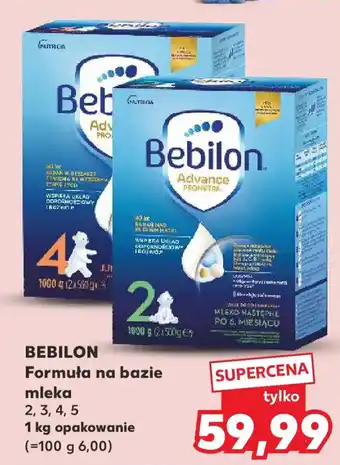 Kaufland Bebilon Formuła na bazie mleka oferta