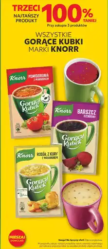 Kaufland Gorące Kubki Knorr oferta
