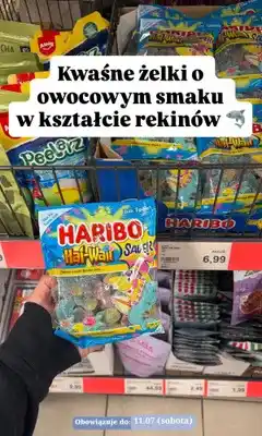ALDI Żelki Haribo Hai-Waii Sauer oferta