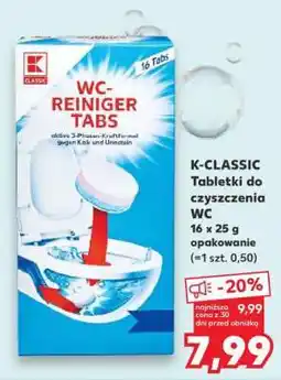 Kaufland K-CLASSIC Tabletki do czyszczenia WC oferta