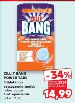 Kaufland CILLIT BANG POWER TABS oferta