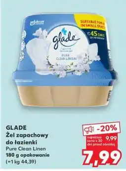 Kaufland GLADE Żel zapachowy do łazienki Pure Clean Linen oferta